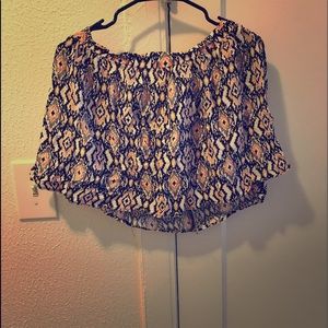 Min print skirt